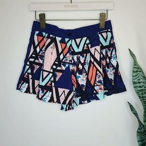 Abstract Floral Shorts
